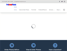 Tablet Screenshot of proeventphoto.com